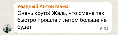 Отзыв родителя об интенсиве, изображение 4