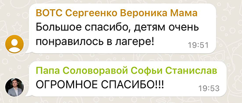 Отзыв родителя об интенсиве, изображение 2