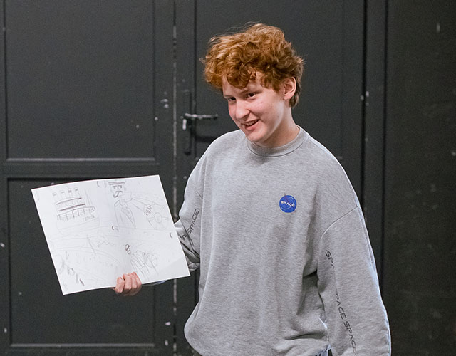 Занятие по актерскому мастерству на летнем интенсиве